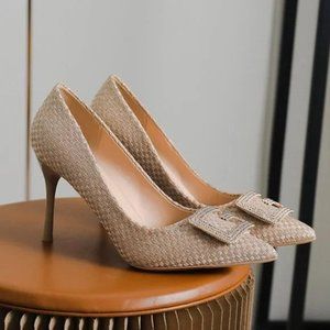 Diamond fine heel sexy shoes